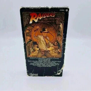 Vintage Indiana Jones Raiders of the Lost Ark VHS Tape, #1376